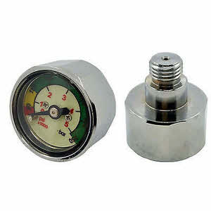 Mini Finimeter Manometer Luft für Stage Tanks