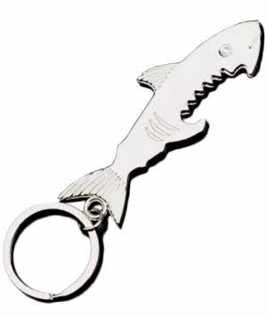 Schlüsselanhänger Flaschenöffner Hai